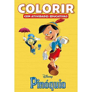 Colorir Com Atividades Educativas Pinóquio B. E.