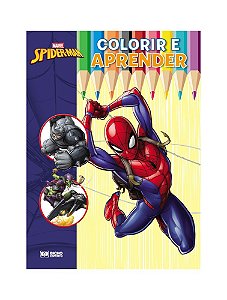 Colorir E Aprender Spider Man Bicho Esperto