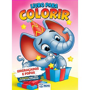 Livro Para Colorir Animais Engraçados E Fofos B.e.