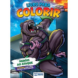 Livro Para Colorir Máquinas Grande Corrida B.e. - Papelaria Capital