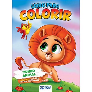 Livro Para Colorir Turminha Mundo Animal B.e.