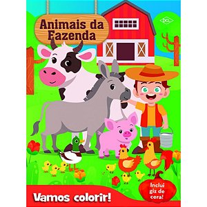 Vamos Colorir Animais Da Fazenda Dcl