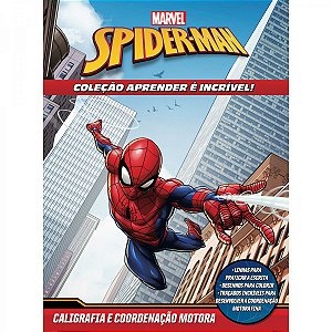 Livro 100 Páginas para Colorir Homem Aranha Marvel Bicho Esperto