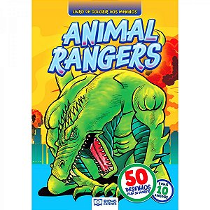 Livro De Colorir Dos Meninos Animais Rangers B.e.