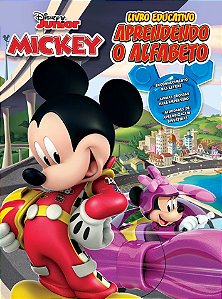 Livro Educativo Aprendendo O Alfabeto Mickey B.e.