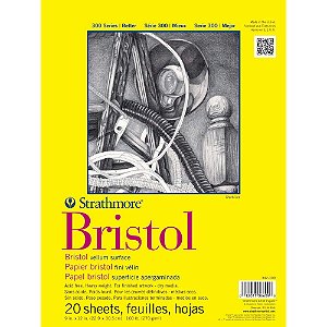 Bloco Bristol Velino 270 G/m² 20 Folhas Strathmore