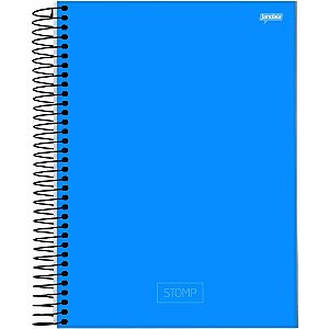 Caderno 1 Matéria Stomp Azul Jandaia