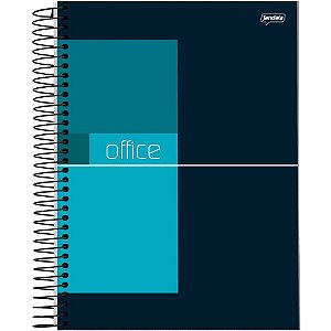Caderno 1 Matéria Office Azul Jandaia