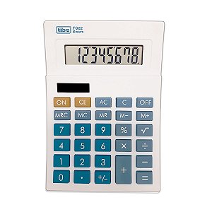Calculadora De Mesa 8 Dígitos Tc22 Branca Tilibra