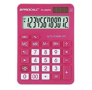 Calculadora De Mesa 12 Dígitos Pc286pk Procalc