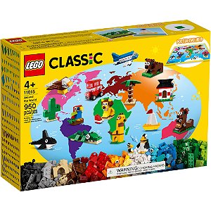 Lego Classic Ao Redor Do Mundo 950 Peças