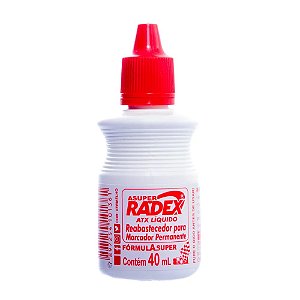 Tinta Para Pincel Atômico Atx 40ml Vermelho Radex