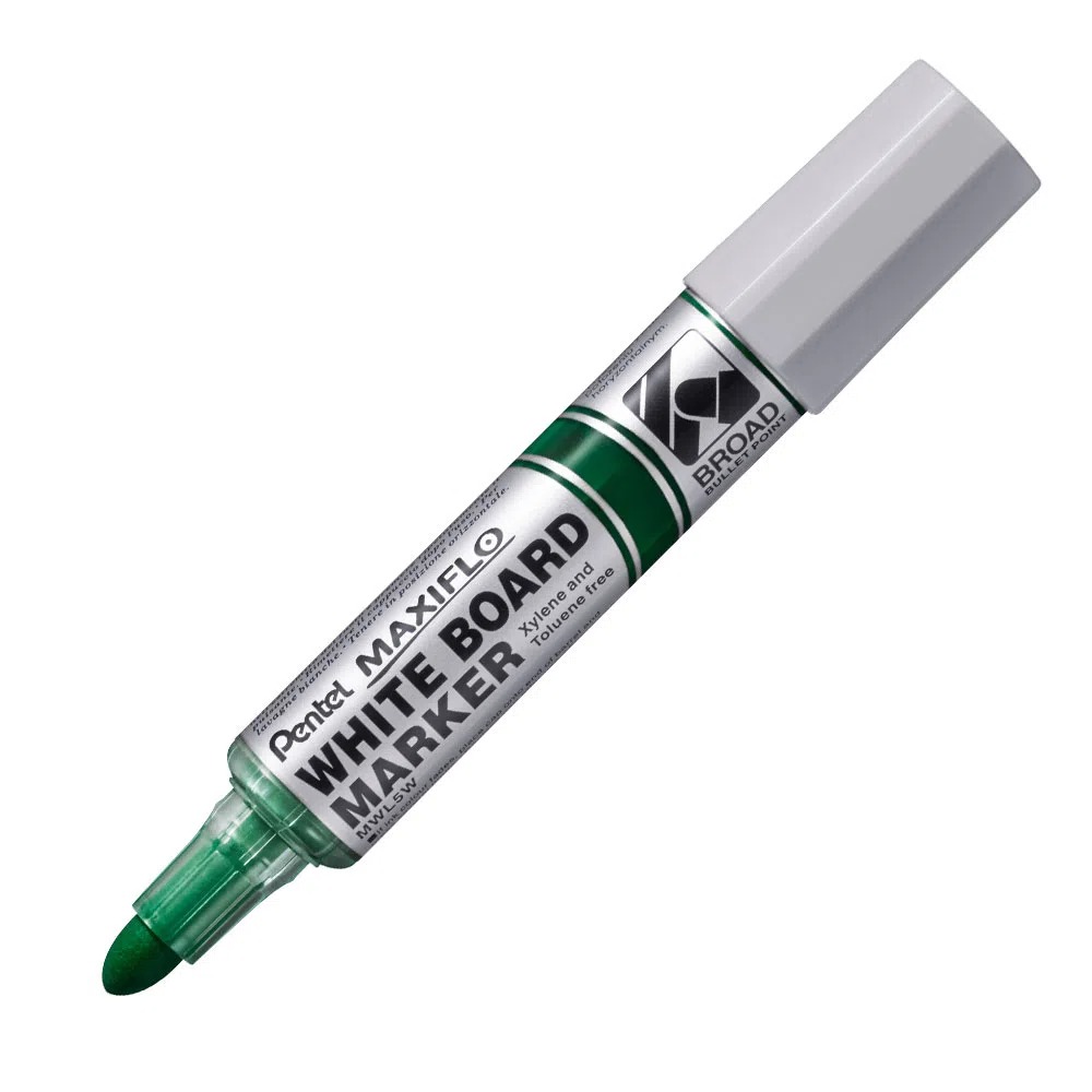 Marcador Quadro Branco Maxiflo 8mm Verde Pentel