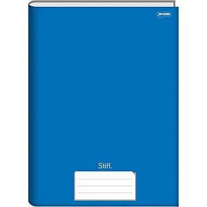 Caderno Brochura Stiff Azul 48 Folhas Jandaia