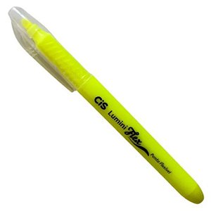 Marca Texto Lumini Flex Amarelo Neon Cis