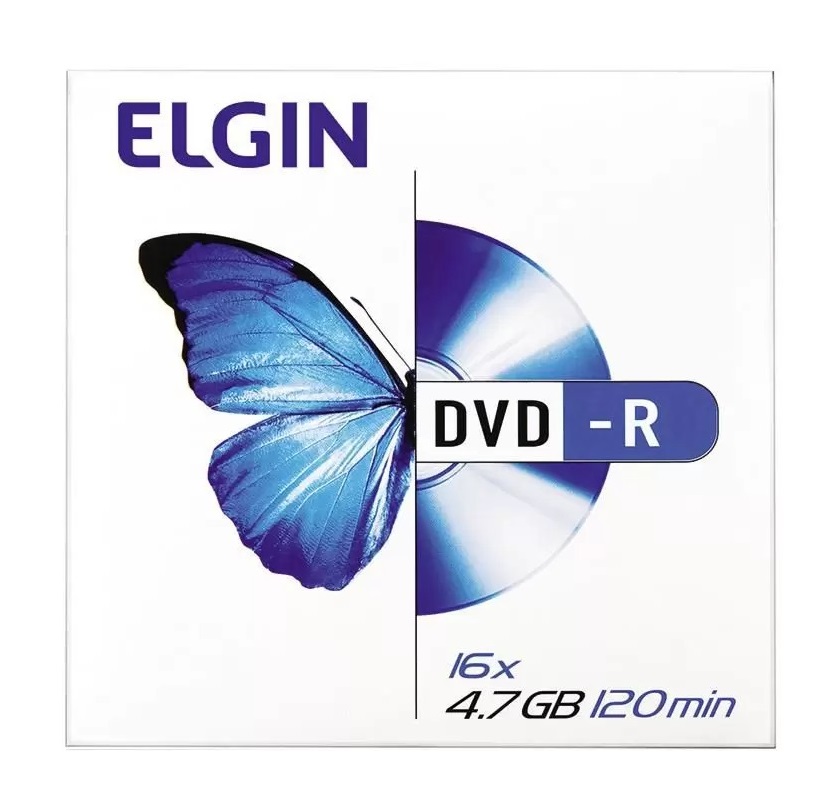 Dvd-r 4.7gb 120 Minutos 16x Envelope Elgin