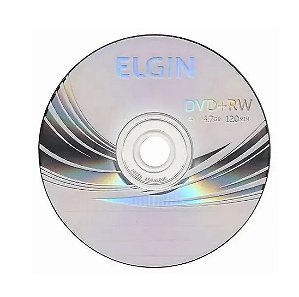 Dvd+ Rw 4.7gb 120 Minutos 4x S/capa Elgin