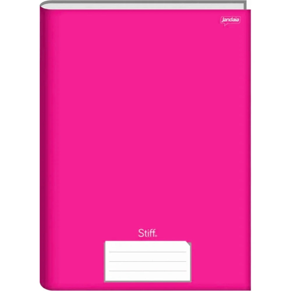 Caderno Brochura Stiff Pink 48 Folhas Jandaia
