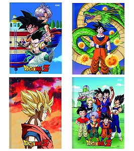 Caderno Cartografia Desenho Capa Dura Costurado Dragon Ball - Capa