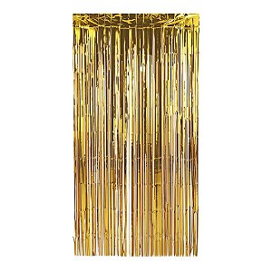 Cortina Decorativa 1x2m Dourada Make