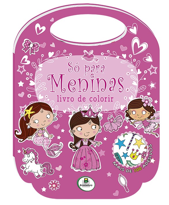 Livro De Colorir Só Para Meninas Brasileitura