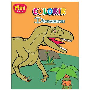Livro Mini Colorir Dinossauros Todolivro