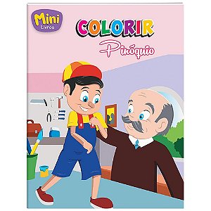 Livro Mini Colorir Pinóquio Todolivro