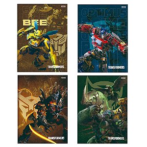 Caderno Brochura Transformers 80 Fls Sd Sortido