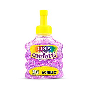 Cola Confetti Tutti - Frutti 95g Acrilex