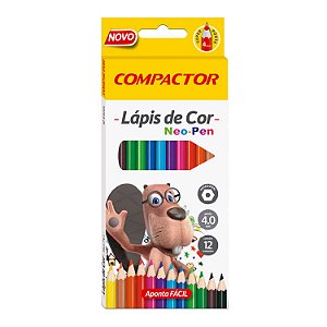 Lápis De Cor Neo-pen 12 Cores Compactor