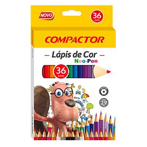 Lápis De Cor Neo-pen 36 Cores Compactor