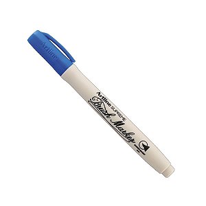 Caneta Brush Epf-f Artline Azul Tilibra