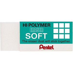 Borracha Branca Hi-polymer Soft Pequena Pentel