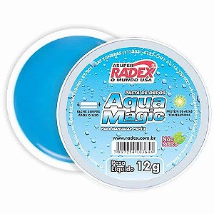 Molha Dedo Aqua Magic Blue 12g Radex
