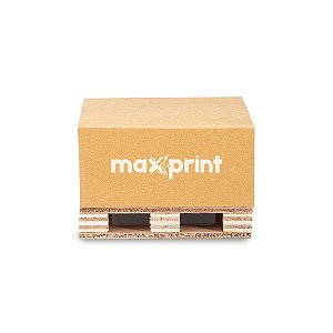 Bloco Adesivo Cubo Kraft Maxprint
