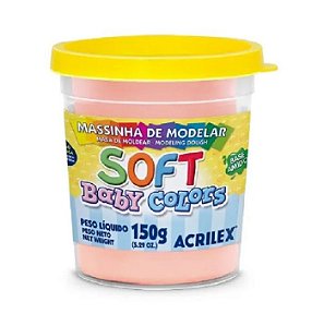 Massinha De Modelar Soft Baby Color Salmão Acrilex