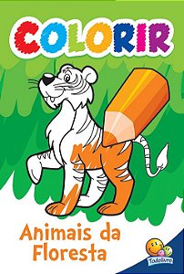 Livro Colorir Animais Da Floresta Todolivro