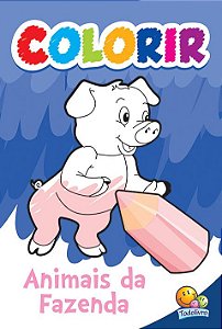 Livro Colorir Animais Da Fazenda Todolivro