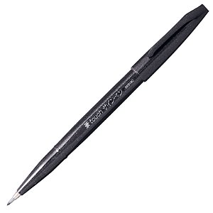 Marcador Brush Sign Pen Preta Pentel