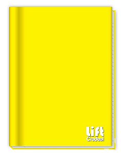 Caderno Brochurão Lift Amarelo 96 Folhas Credeal