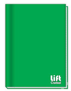 Caderno Brochurão Lift Verde 96 Folhas Credeal
