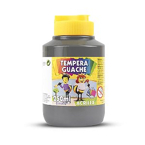 Tinta Guache 250ml Cinza Acrilex