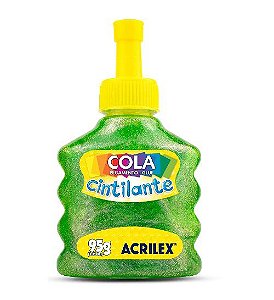 Cola Cintilante 95g Verde Acrilex