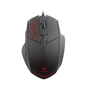 Mouse Gamer Usb Com Fio Mg-10bk Preto C3tech