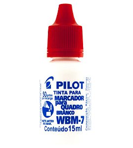 Tinta P/ Marcador Quadro Branco Wbm-7 Vermelha Pil