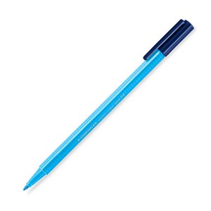 Caneta Triplus Color Azul Neon Staedtler