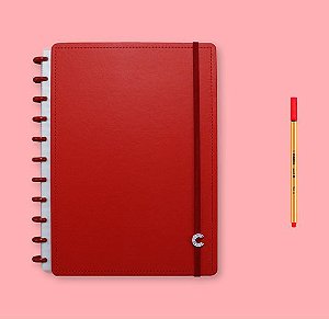 Caderno Inteligente Grande All Red