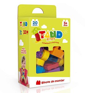 Bloco De Montar Tand Kids 20 Peças Toyster