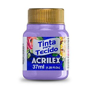 Tinta Para Tecido Metálica Lilás 37ml Acrilex