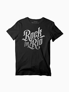 Camiseta Gothic Masculina Preta Rock in Rio